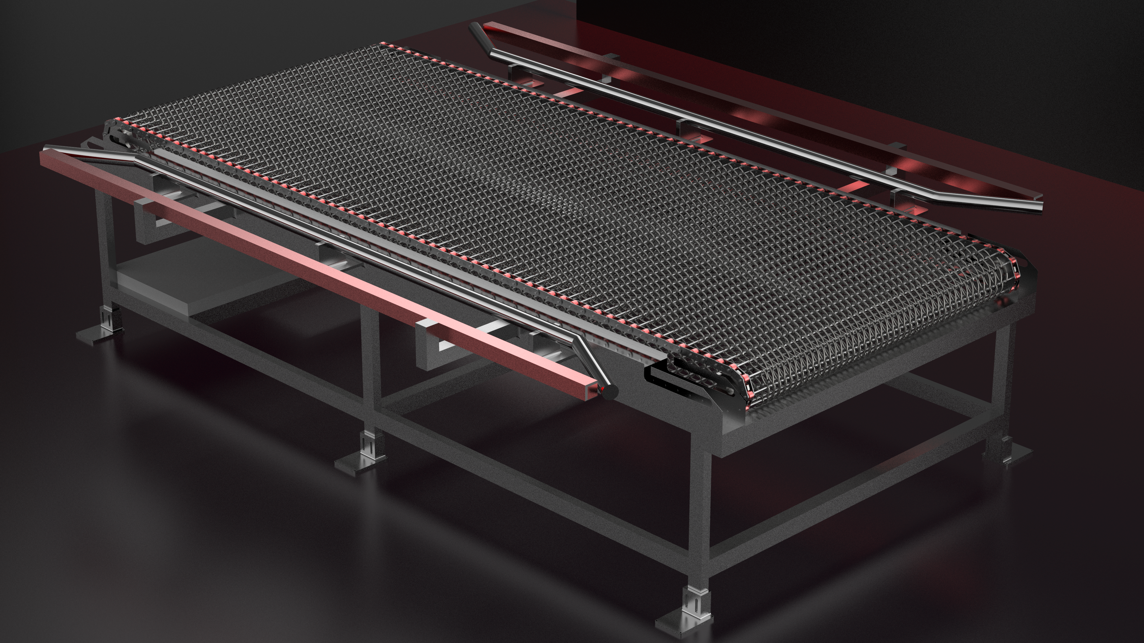 钢丝波带链式输送机